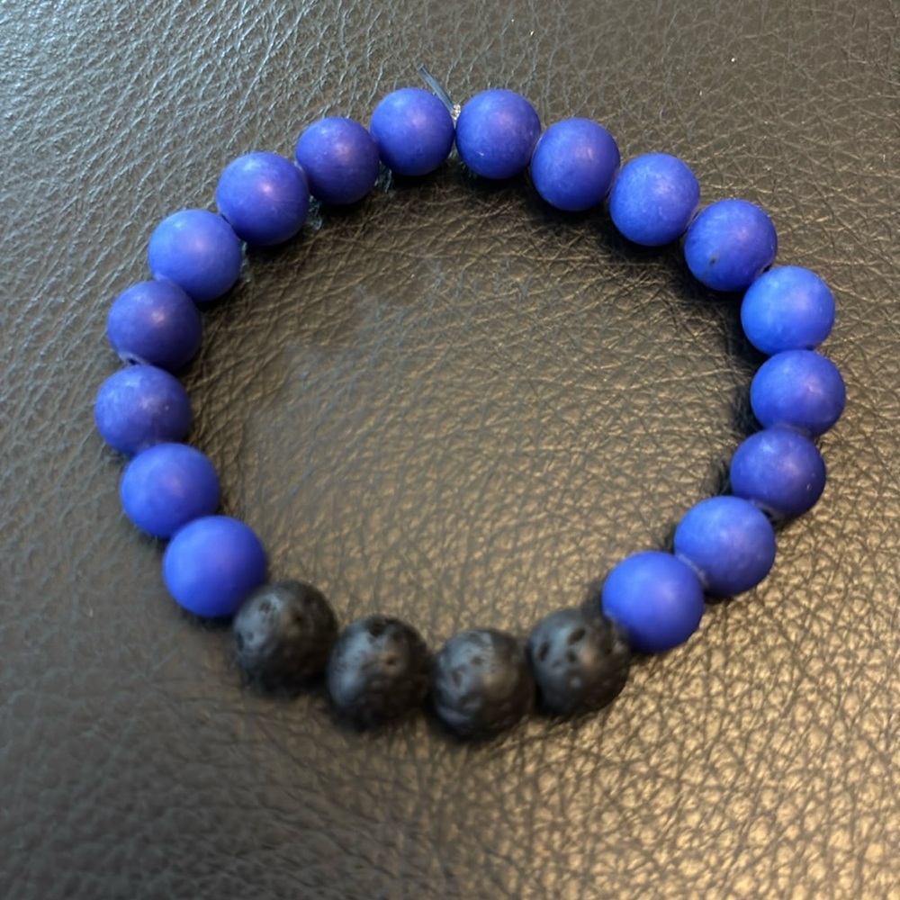 BLUE Lava Bead Diffuser Bracelet